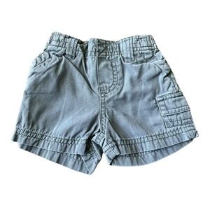 Gray Cargo Shorts, Size 6 Months, Baby Boy, EUC